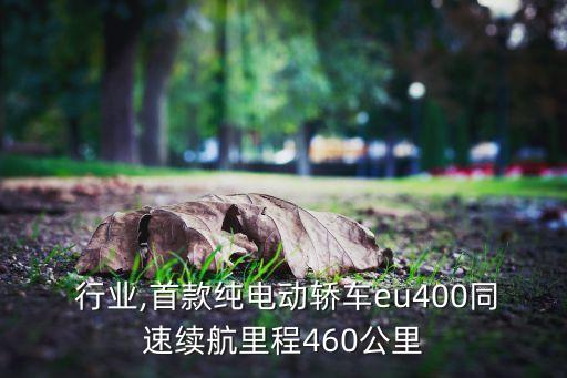 EU 行业,首款纯电动轿车eu400同速续航里程460公里