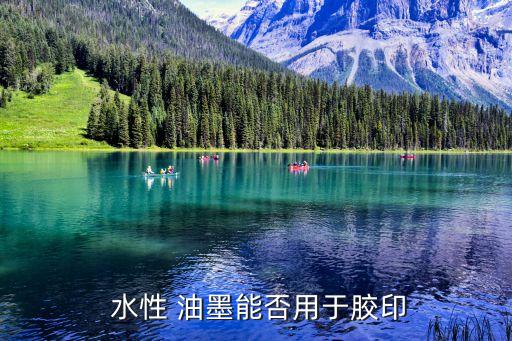  水性 油墨能否用于胶印
