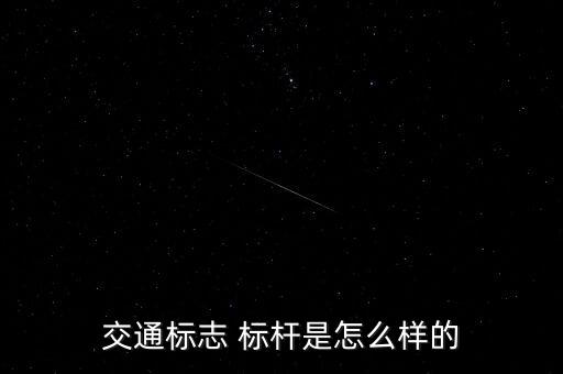 交通标志 标杆是怎么样的