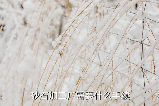 砂石行业环保审批,开砂厂需要什么手续和证件?