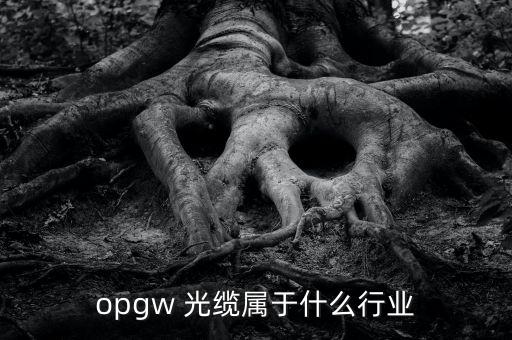 opgw 光缆属于什么行业