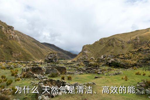 为什么 天然气是清洁、高效的能