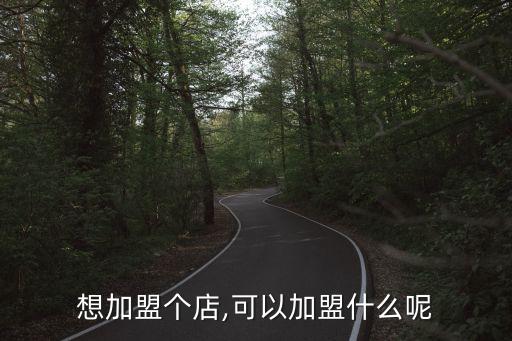 加盟的行业,你想加盟什么店?加盟就是加入企业组织与加盟店