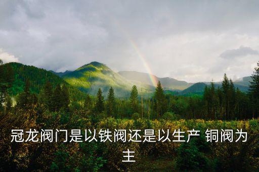 冠龙阀门是以铁阀还是以生产 铜阀为主