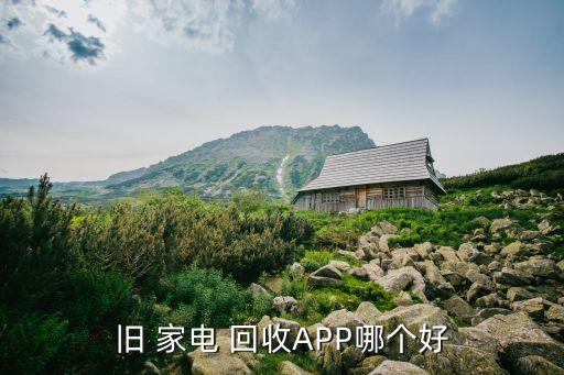 旧 家电 回收APP哪个好