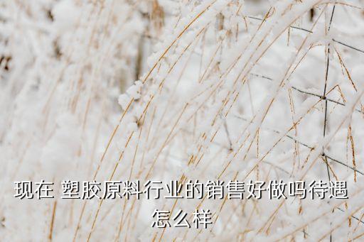 现在 塑胶原料行业的销售好做吗待遇怎么样