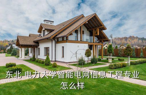 东北 电力大学智能电网信息工程专业怎么样