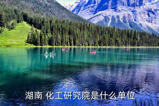  湖南 化工研究院是什么单位