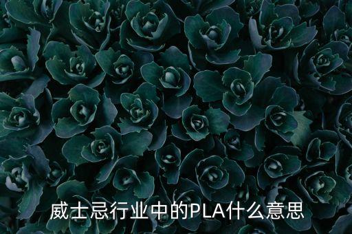  威士忌行业中的PLA什么意思