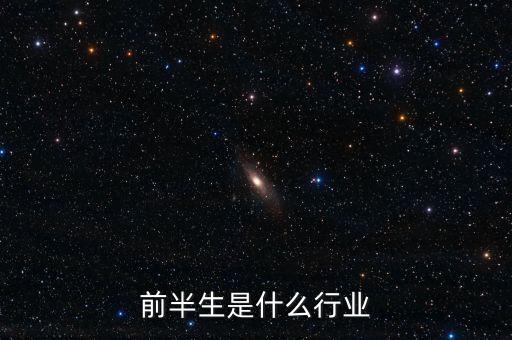 我的前半生是什么行业