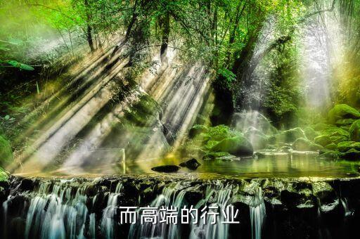 小众而高端的行业