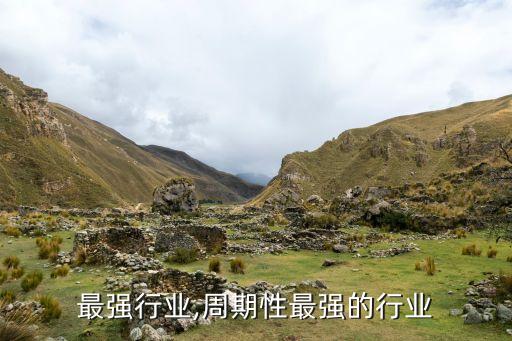 中国最强行业,周期性最强的行业