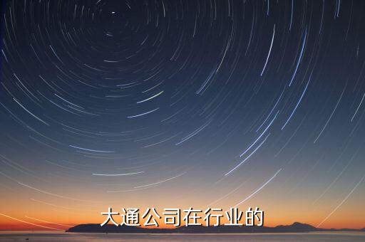 上汽大通公司在行业的