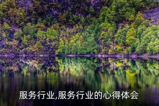 贵阳服务行业,服务行业的心得体会