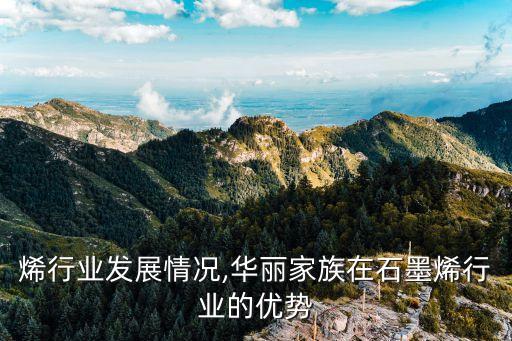 石墨烯行业发展情况,华丽家族在石墨烯行业的优势