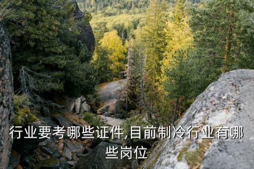 制冷行业要考哪些证件,目前制冷行业有哪些岗位