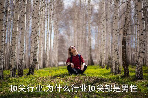日本顶尖行业,为什么行业顶尖都是男性