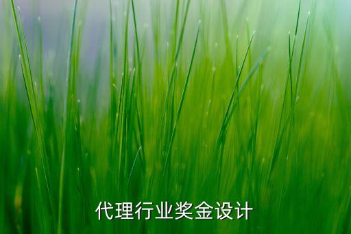 服装代理行业奖金设计