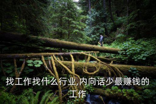 女生找工作找什么行业,内向话少最赚钱的工作