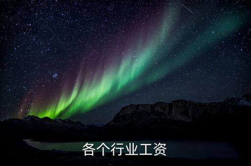 诸城各个行业工资