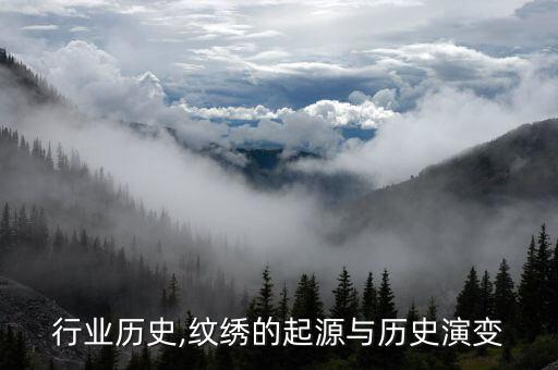 纹绣行业历史,纹绣的起源与历史演变
