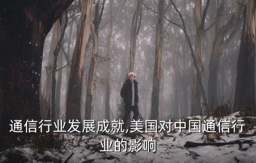 中国通信行业发展成就,美国对中国通信行业的影响