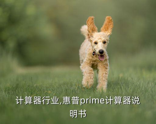 惠普计算器行业,惠普prime计算器说明书