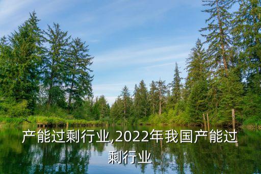 硅是产能过剩行业,2022年我国产能过剩行业
