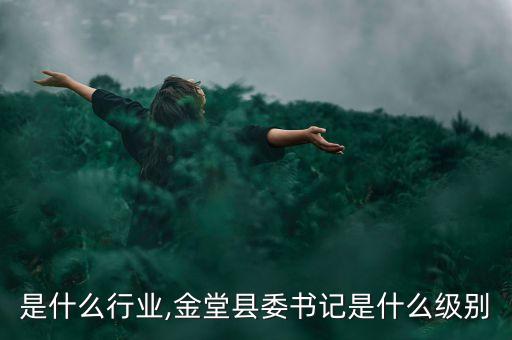金堂是什么行业,金堂县委书记是什么级别