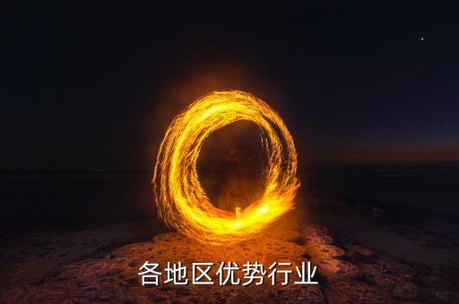 全国各地区优势行业