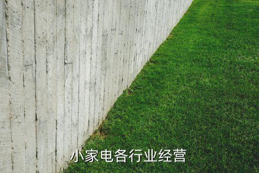 厨房小家电各行业经营