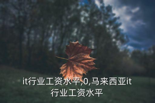 沈阳it行业工资水平,0,马来西亚it行业工资水平