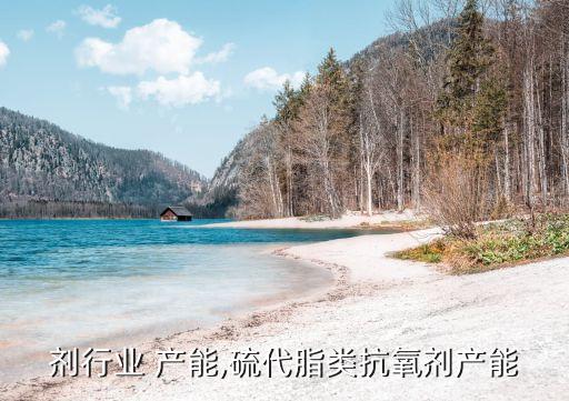 抗氧剂行业 产能,硫代脂类抗氧剂产能