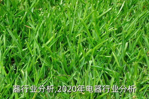 做电器行业分析,2020年电器行业分析