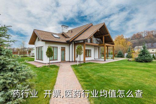 查医药行业  开票,医药行业均值怎么查