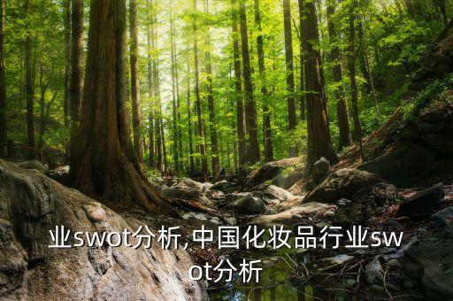 茶行业swot分析,中国化妆品行业swot分析