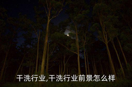 布草干洗行业,干洗行业前景怎么样