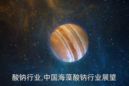 海藻酸钠行业,中国海藻酸钠行业展望