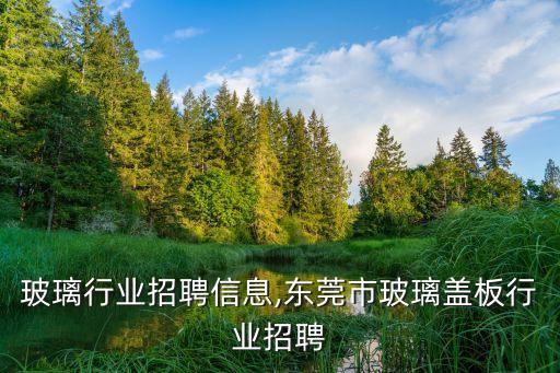 中国玻璃行业招聘信息,东莞市玻璃盖板行业招聘