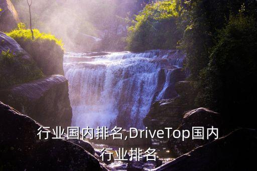 锦纶行业国内排名,DriveTop国内行业排名