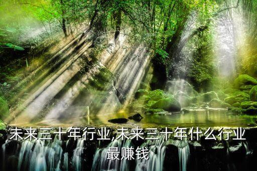 中国未来三十年行业,未来三十年什么行业最赚钱