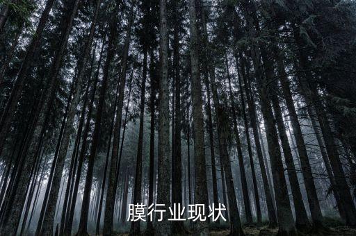 超滤膜行业现状