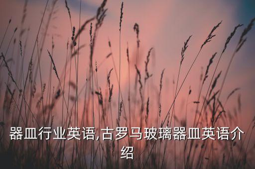 玻璃器皿行业英语,古罗马玻璃器皿英语介绍