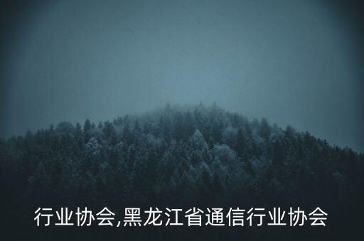 修理行业协会,黑龙江省通信行业协会