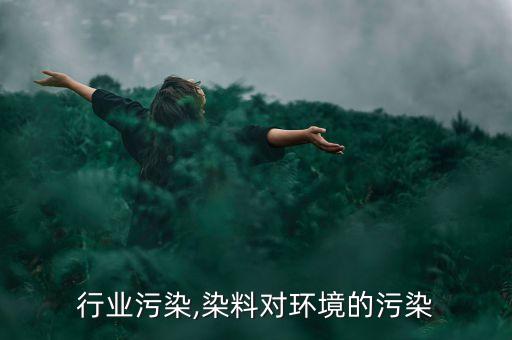 染料行业污染,染料对环境的污染