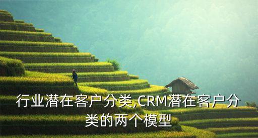 汽车行业潜在客户分类,CRM潜在客户分类的两个模型