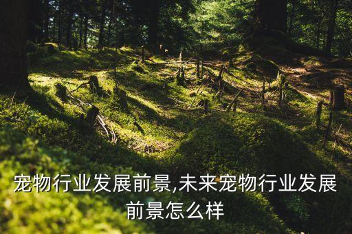 我国宠物行业发展前景,未来宠物行业发展前景怎么样