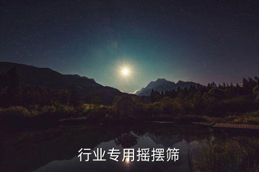 淀粉行业专用摇摆筛