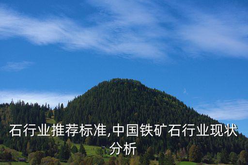 铁矿石行业推荐标准,中国铁矿石行业现状分析