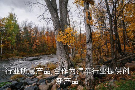 汽车行业所属产品,合作为汽车行业提供创新产品